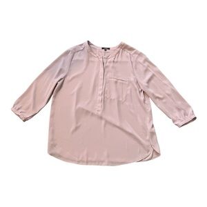 NYDJ Dusty Pink Blouse- Size L